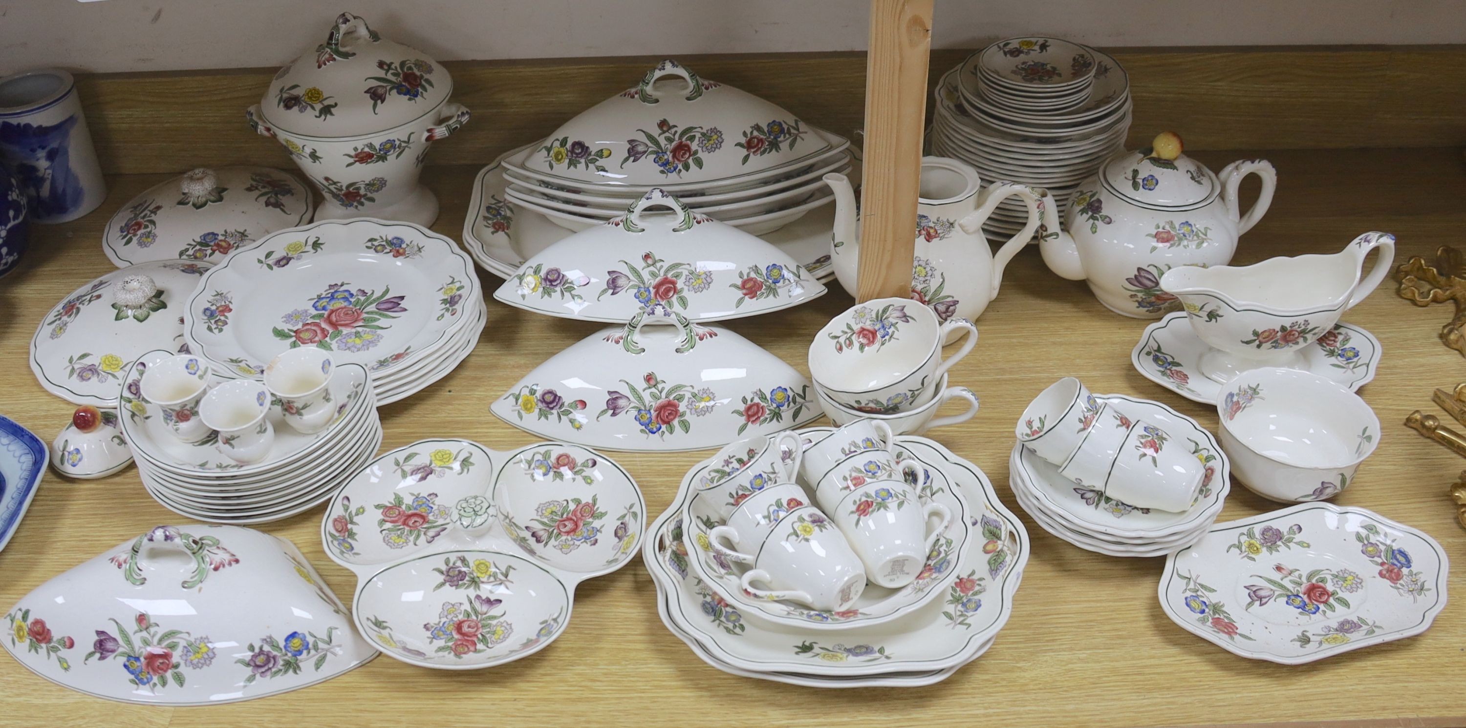 A Copeland Spode Springtime part dinner, tea and coffee service